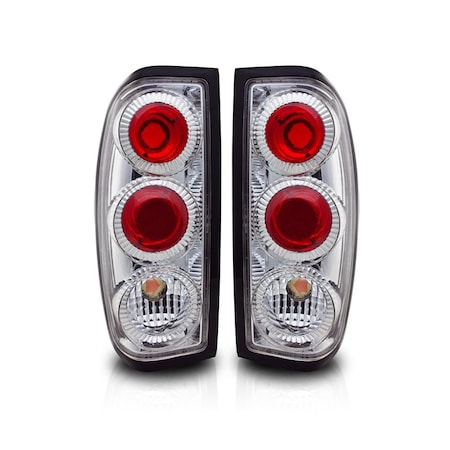 Winjet Altezza Tail Lights - Chrome / Clear CTWJ-0043-CC